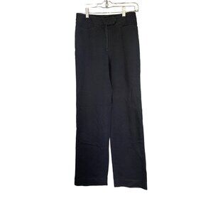 Classiques Entier Womens Pants Black Size 2 Cotton Blend Straight Leg Pre-Owned